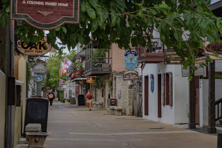 Downtown st. augustine