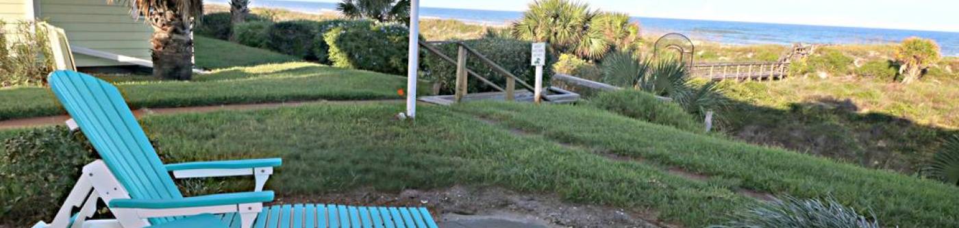 view of the atlantic ocean from patio at quail hollow in st augustine florida