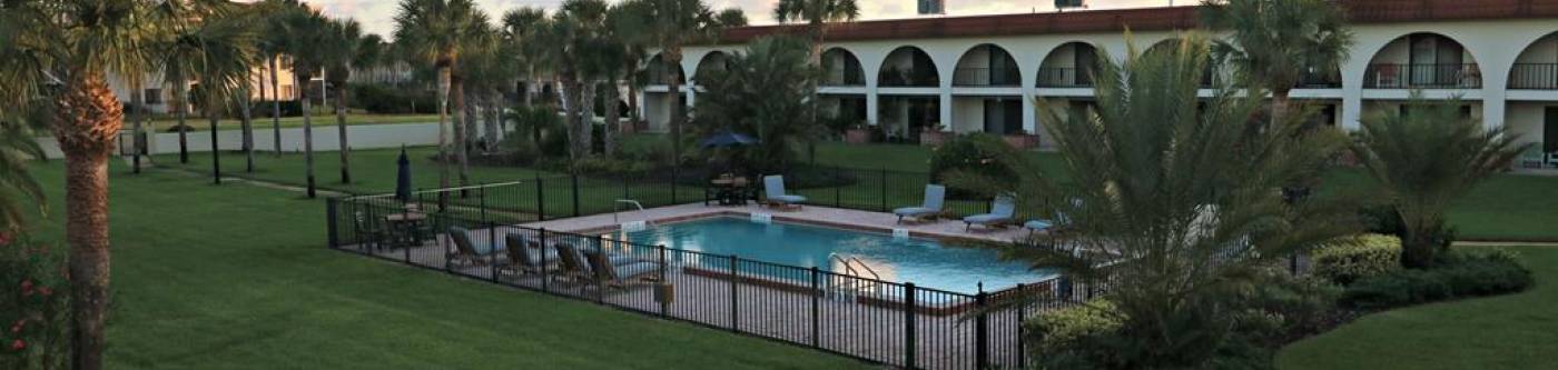Ocean Club II in st augustine florida view of pool area from patio