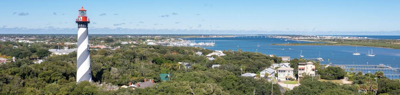 St. Augustine Lighthouse and panoramic view